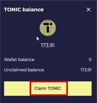 claim tonic