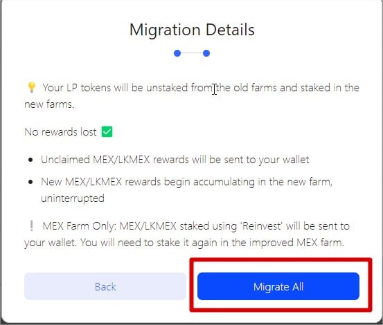 maiar exchange migrate all
