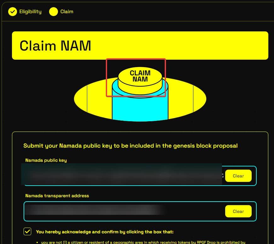 claim nam